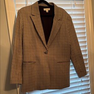 Women’s Plaid Blazer